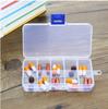 The Cheapest! 10 Grid Can Split Transparent PP Plastic Storage Box Jewelry Small Components Hardware