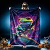1pc Snug Rainbow Frog Blanket, Lightweight and Durable Print Blanket, Perfect for Home, Couch, Bed, Picnic, Travel, Office