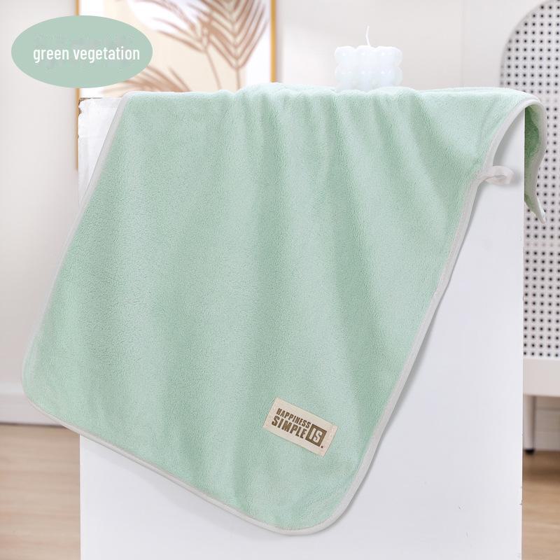 Индивидуально вышитое утолщенное полотенце из кораллового флиса: Впитывающее полотенце для ванны, фитнеса и бассейна