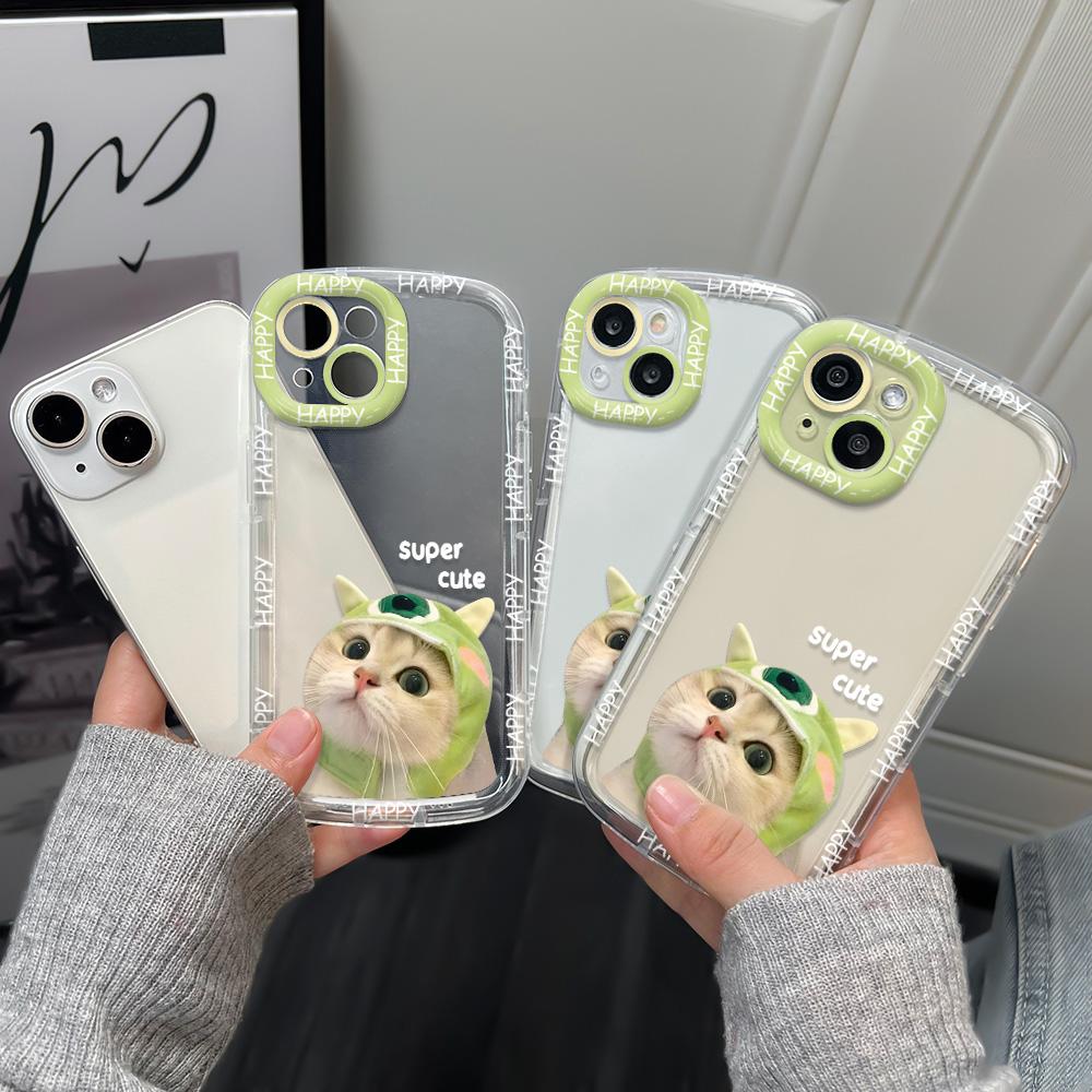 Mobile Phone Cases for iPhone 11 13 XR 15 Pro Max 12 14 Pro Max Case iPhone 16 7 Plus 8 Plus XS Max Cartoon Pattern Anti-drop Protection Shockproof