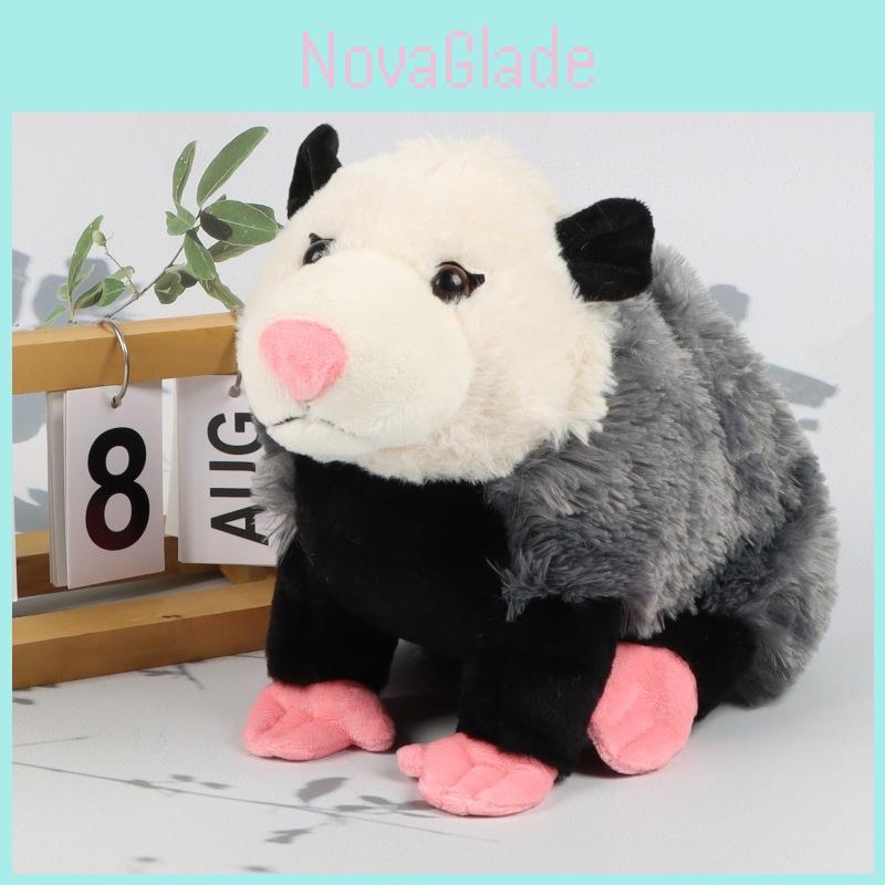 Adorable Opossum Plush Soft Toy Realistic Design Cozy Home Decoration Piece