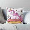 Cartoon Rainbow Horse Print Pillowcase Interior Decoration Office Living Room Home Pillowcase