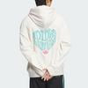 Adidas Originals SS24 Спортивная толстовка с буквенным принтом V-Day Топы унисекс Розовый Белый JE3474