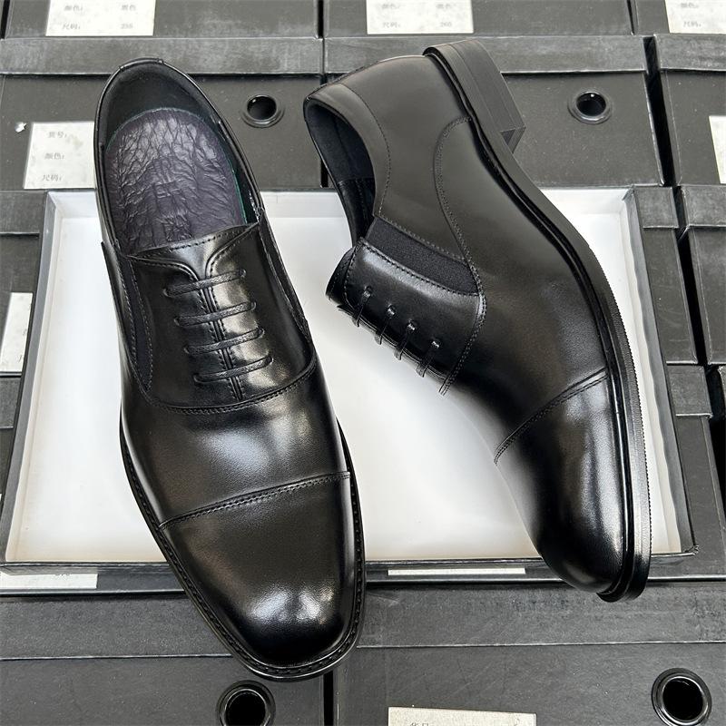 Три совместных кожаных туфли мужские фут-чехлы для ног деловые деловые кожаные дышащие костюмы для жениха свадебные мужские туфли мужские кожаные туфли деревянные корни
