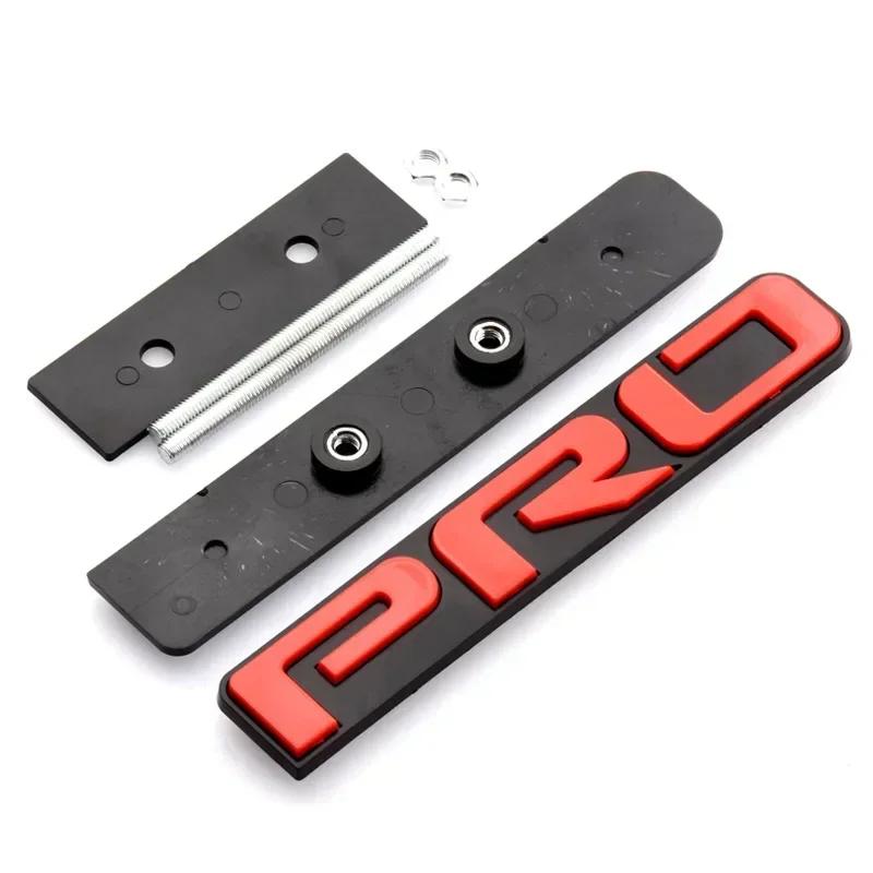 BAWF7 3D Metal PRO Logo Front Grille Badge Emblem Sticker for Toyota 4Runner TRD Tacoma Tundra Car Styling