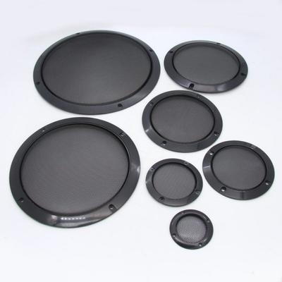 С винтами, решетки для динамиков, 2 шт., черный декоративный круг