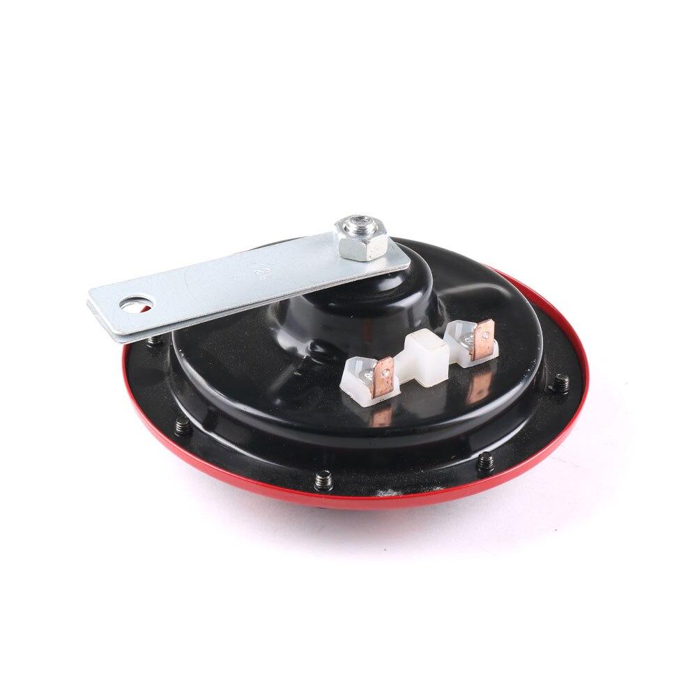 2 шт./компл. красный/черный супер громкий компактный комплект электрического звукового сигнала 12 В 115 дБ для автомобиля мотоцикла