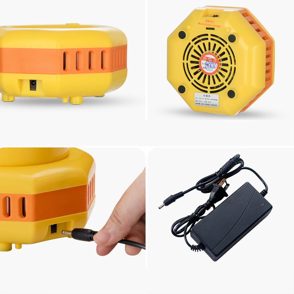 Алюминиевый охладитель для напитков Мини-охладитель для напитков, портативная быстроохлаждающая чашка - Алюминиевый мини-охладитель для напитков с рисунком желтой утки