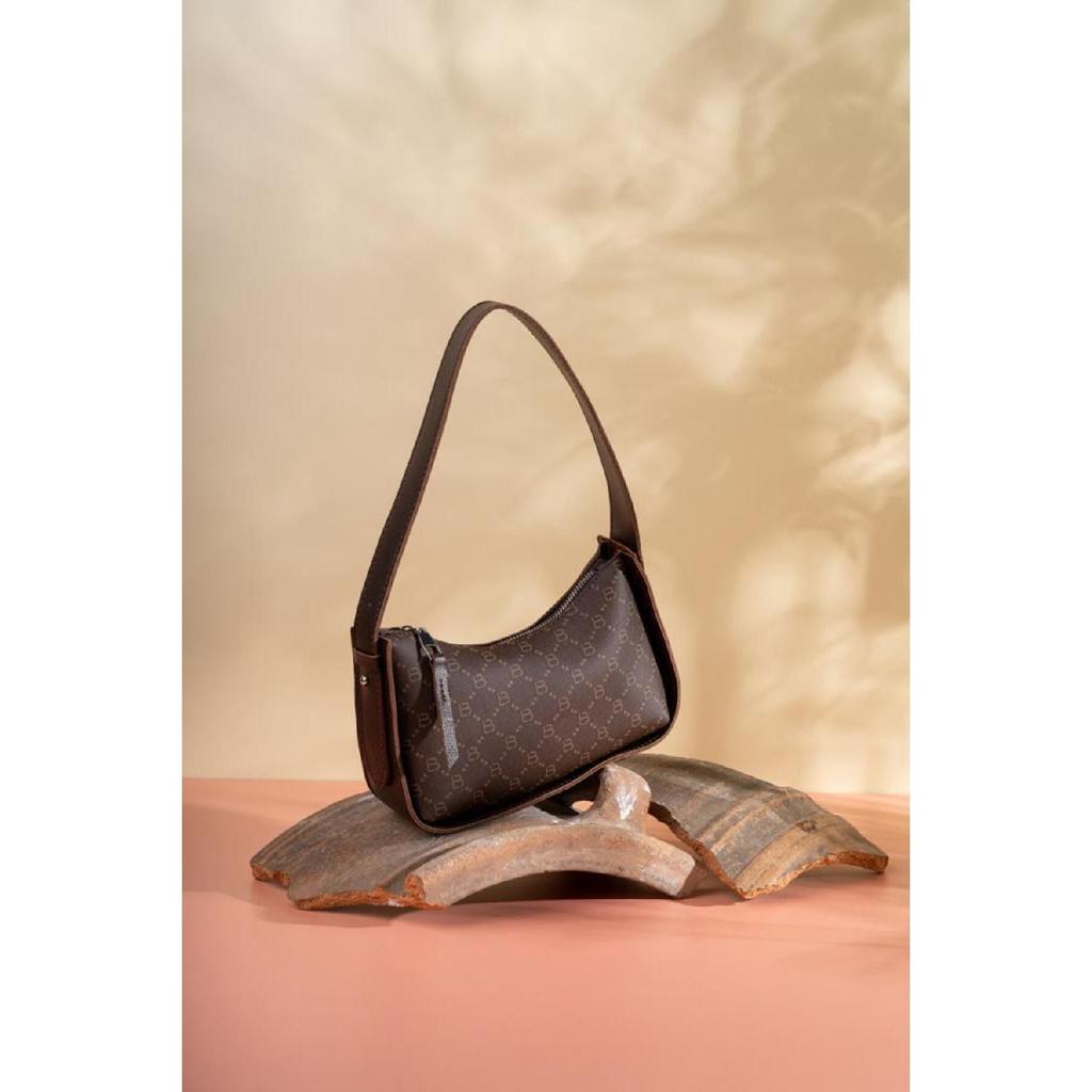 Женская сумка Baguette с узором на руку и через плечо