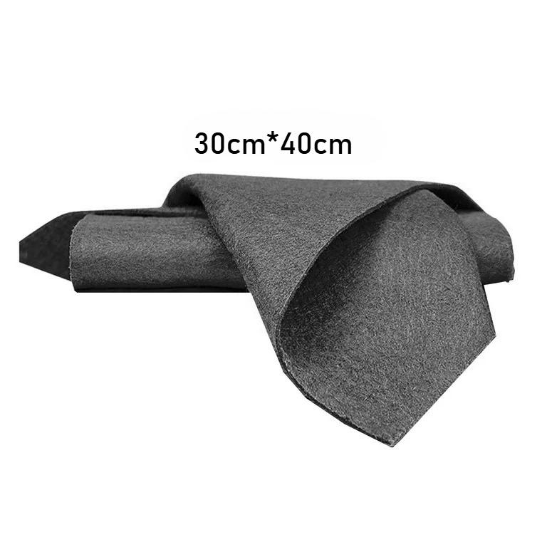 Утолщенная волшебная чистящая салфетка из микрофибры для кухни, стекла, автомобиля, полотенце для чистки стекла, многоразовые моющиеся безворсовые чистящие тряпки