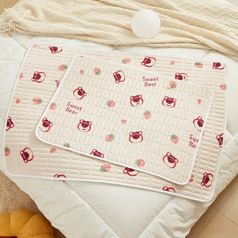 Премиальный трикотажный хлопковый пятислойный непромокаемый и нескользящий коврик для детской коляски, впитывающий и водонепроницаемый для ухода за больными