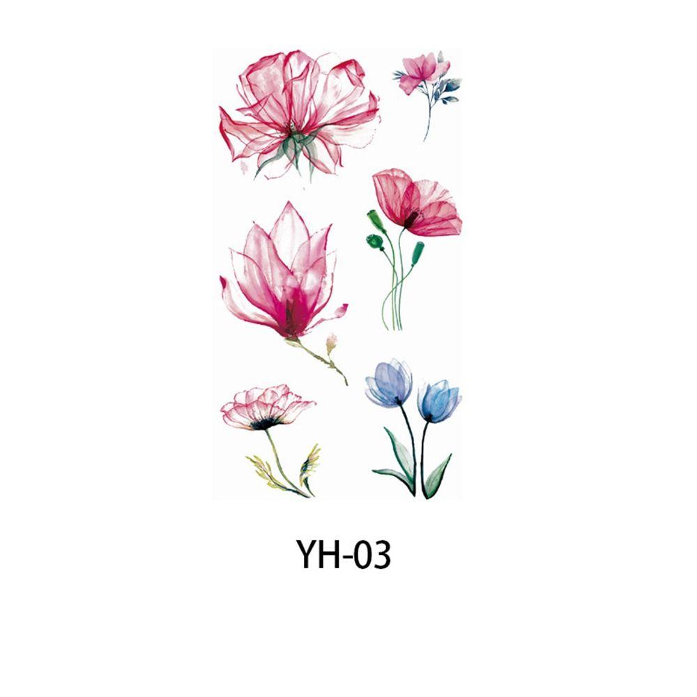 Waterproof Temporary Tattoo Sticker Anti Sweat Petal Tattoo Sticker  Chest