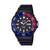 Мужские часы Casio Collection, Черно-синий безель, MRW-230HJ-1E2JF, Оригинальная японская модель