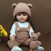55 CM 22 Inch Reborn Dolls Realistic Full Silicone Baby Bebe Vinyl Newborn Girl Doll Princess Toddler Toy Gift
