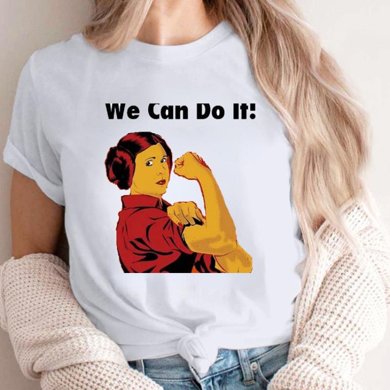 We Can Do It Letters Print Tshirt Momen Humor Warning Women T Shirt Lovely Camisa Short Sleeve Camisetas Mujer Gothic Y2k Tops