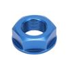 Motorcycle Rear Wheel Axle Nut M20xP1.5 Aluminum Replacement for Yamaha YZ125YZ250 1999?2021Blue
