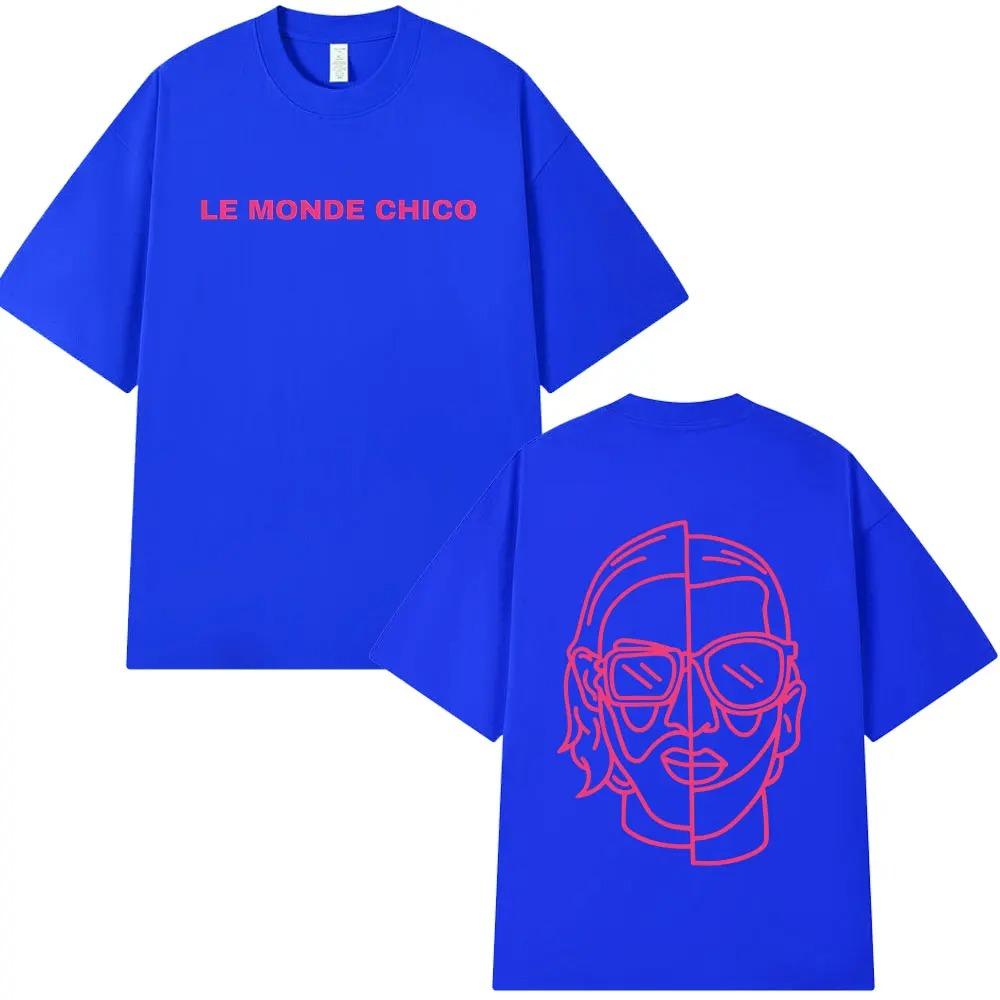 Le Monde Chico T Shirt French Rapper PNL Album Graphic Print T-shirt Men Women Hip Hop Fashion Best Selling Loose Clothes Unisex