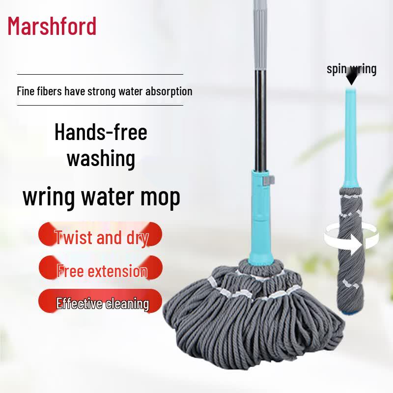 Mashifu Hands-Free Self-Wringing Retractable Mop