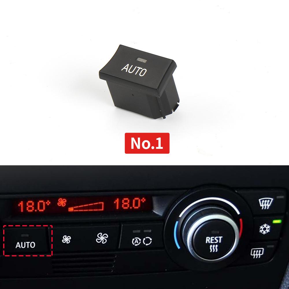 Автомобильный обогреватель климат-контроль вентилятор громкость кондиционера кнопка циркуляции воздуха кнопка для BMW E90 E93 E87 E84 F25 3 серии X1