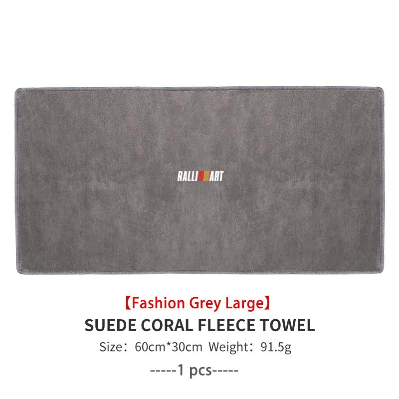 For Mitsubishi Absorbent Car Cleaning Cloth Towel Deer Skin Velvet Washing Tool Outlander Lancer L200 ASX Pajero Grandis Eclipse