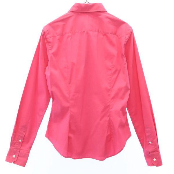 Ralph Lauren Embroidery Long Sleeve Shirt 9 Pink Women Used