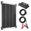 Nicesolar 20W Solar Panel 20W 12V Monocrystalline Solar Panel 20A Charge Efficiency Solar Solar Disaster 12V Charging Kit, + Controller, 23%