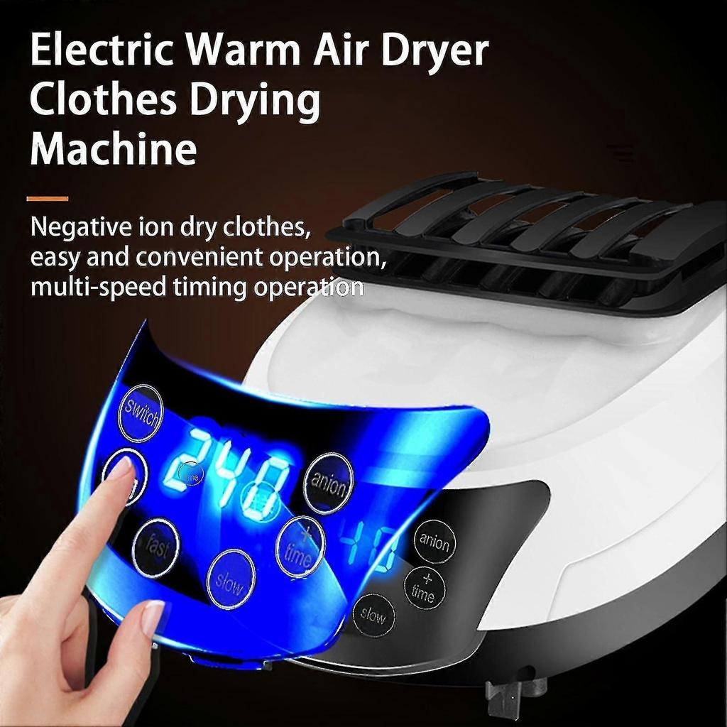 1 Set Electric Clothes Dryer With Timing Mute Silent Remote Control Portable Electric Warm Air Dryer Clothes Drying Machine Laundry Garment Kaesi