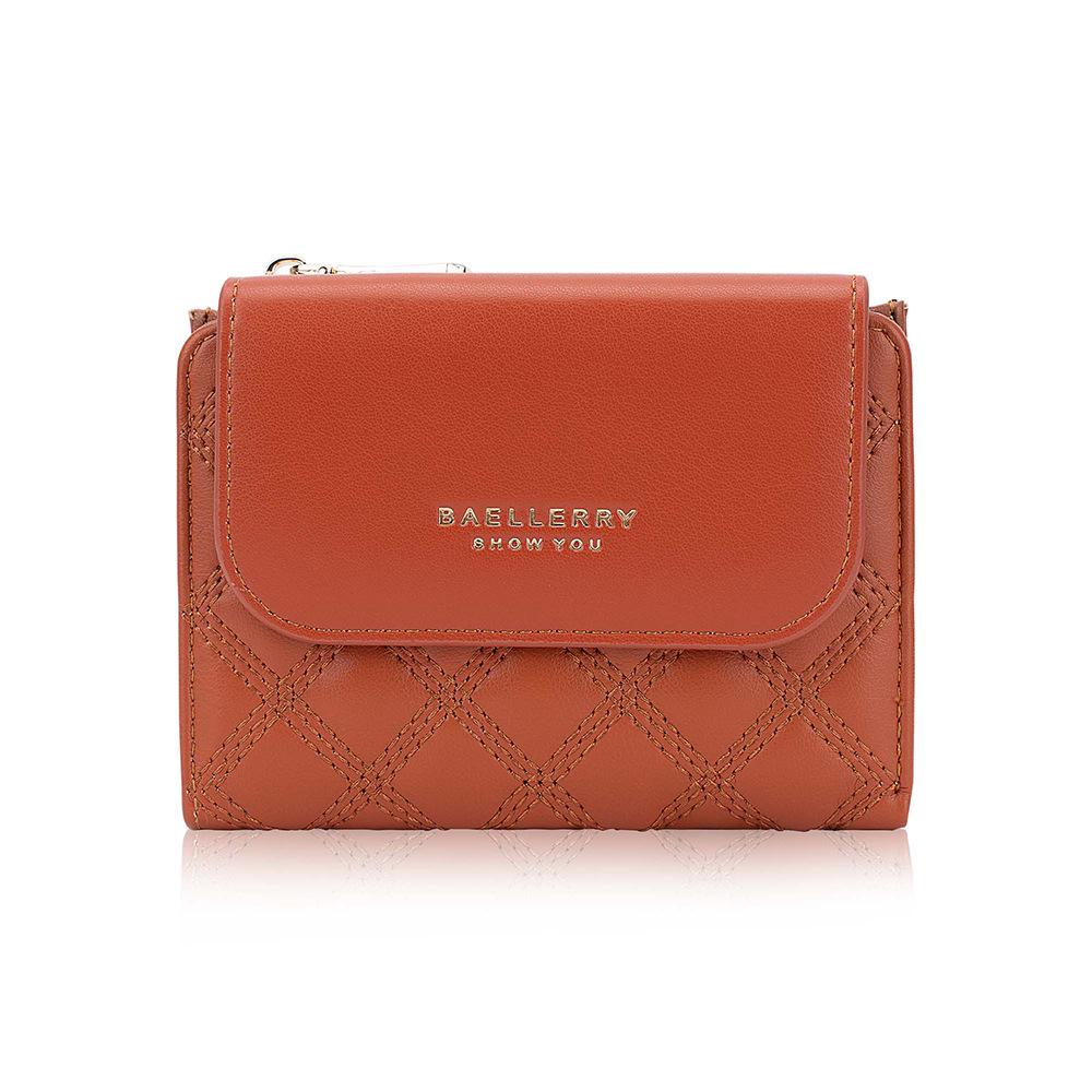 Baellerry женский повседневный корейский стиль короткий PU кошелек с несколькими отделениями для карт модный кошелек для монет мини держатель для карт