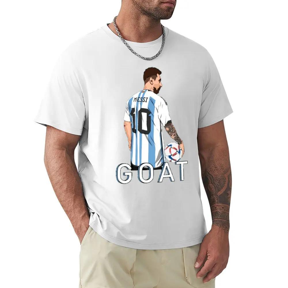 High Quality Casual Graphic Movement Tra CELEBRATION Lionel And Andrés And Messi And Argentina No.10 GOAT Caricature 50 Top Tee