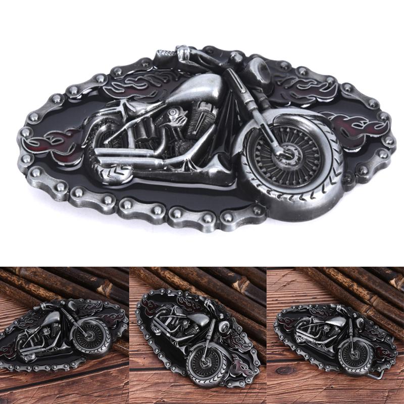 Men Vintage Motorcycle Modelling Cowboy Alloy Style Belt Buckle