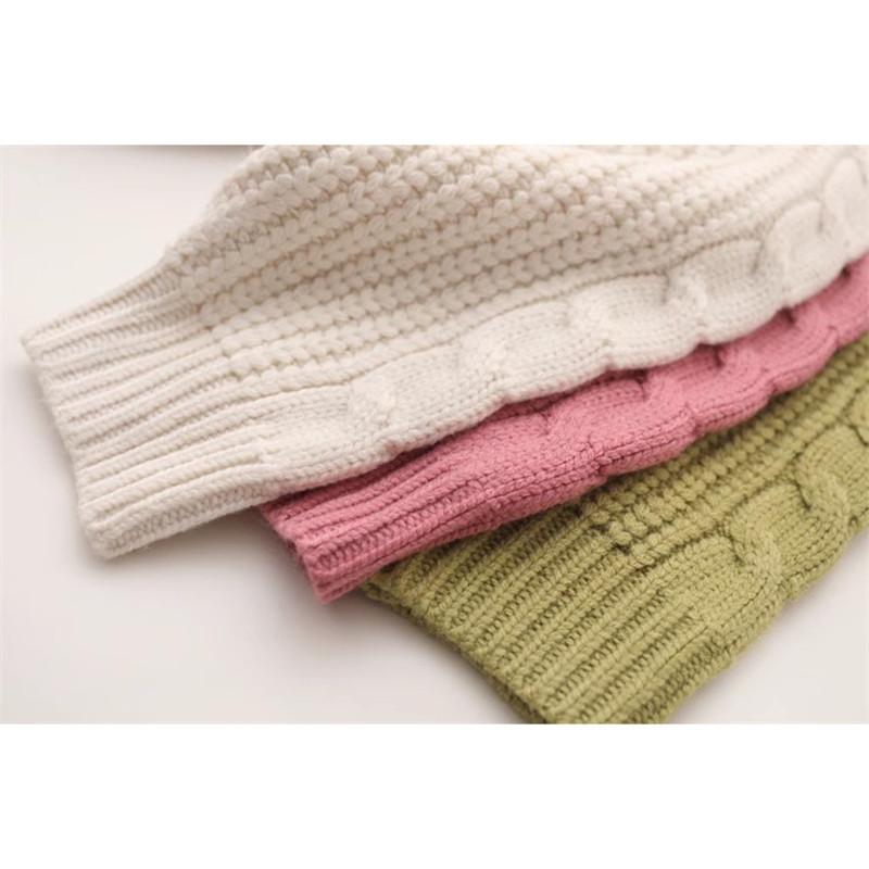 Женская мода с жемчужными цветочными аппликациями, свободный вязаный свитер, винтажный женский пуловер с круглым вырезом и длинным рукавом, шикарные топы C-163