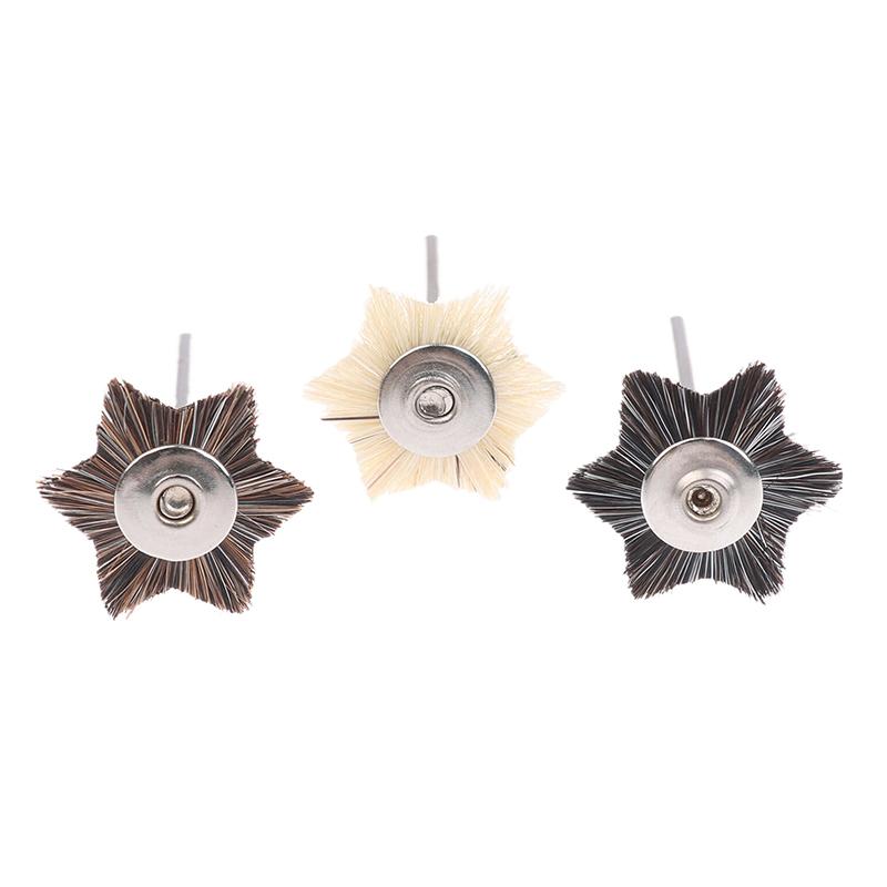 10 шт. Стоматологические высококачественные полировальные колеса-щетки для полировки, Стоматологическое лабораторное оборудование, Материалы и принадлежности