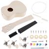 21 Inch Ukulele DIY Kit Basswood Soprano Hawaii Guitar Handwork Painting for Parents-child Campaign