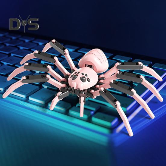 3D красочная гигантская фигурка паука с подвижными суставами, модель паука, реалистичное украшение для животных, обучающая игрушка для сборки паука, настольное украшение
