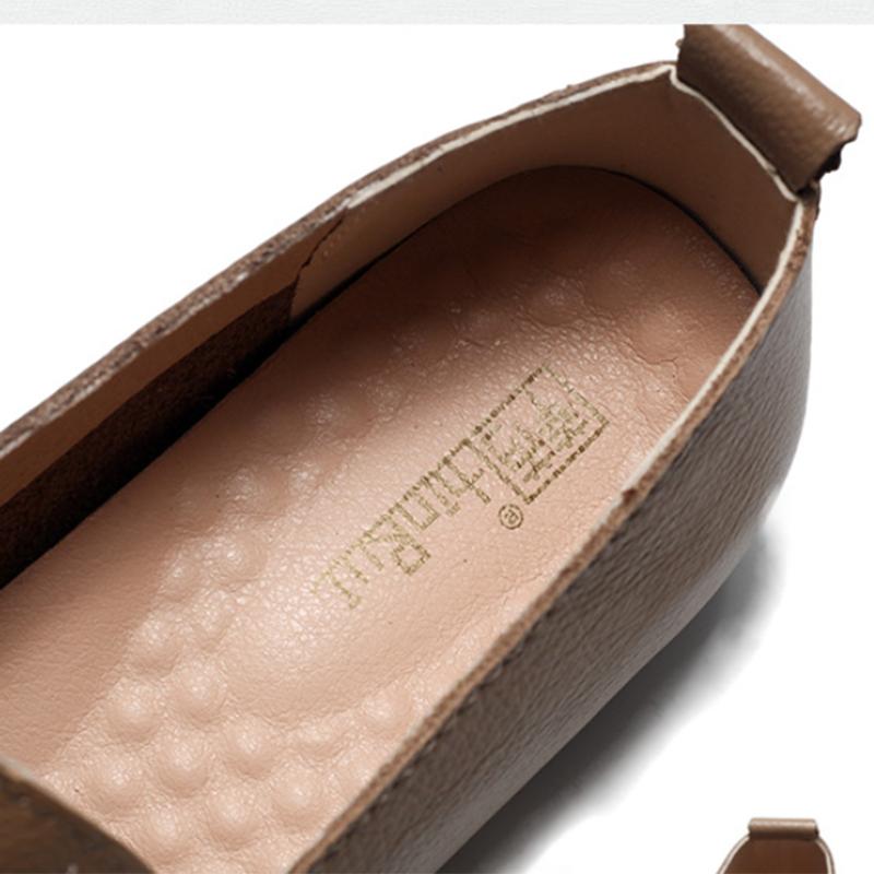 Новинка 2023 года, женская модная повседневная обувь, лоферы из натуральной кожи, мокасины без шнуровки на плоской подошве, обувь для вождения, роскошные брендовые мягкие и удобные