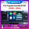 For Toyota Corolla E120 2000 2001 2002 2003 2004 Car Multimedia Video Radio Player DSP Stereo Autoradio Cooling Fan Bluetooth 4G