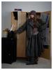 Trendy Unisex Retro Washed Metal Bit Workwear Jacket - Winter Stand Collar Cotton Coat