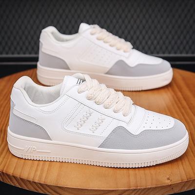 2024 Новые мужские и женские маленькие белые туфли, модные дышащие удобные кроссовки на платформе, кроссовки для бега, вулканизированная обувь, повседневная обувь на плоской подошве