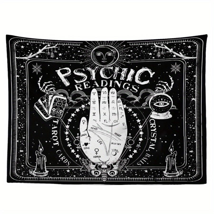 Psychic Readings Tapestry Mystical Astrology Wall Art for a Magical Unique and ThoughtProvoking Decor Statement