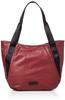 Polyurethane X Cow Leather Casual Tote M Size Red [Isaac] Y92-03-03