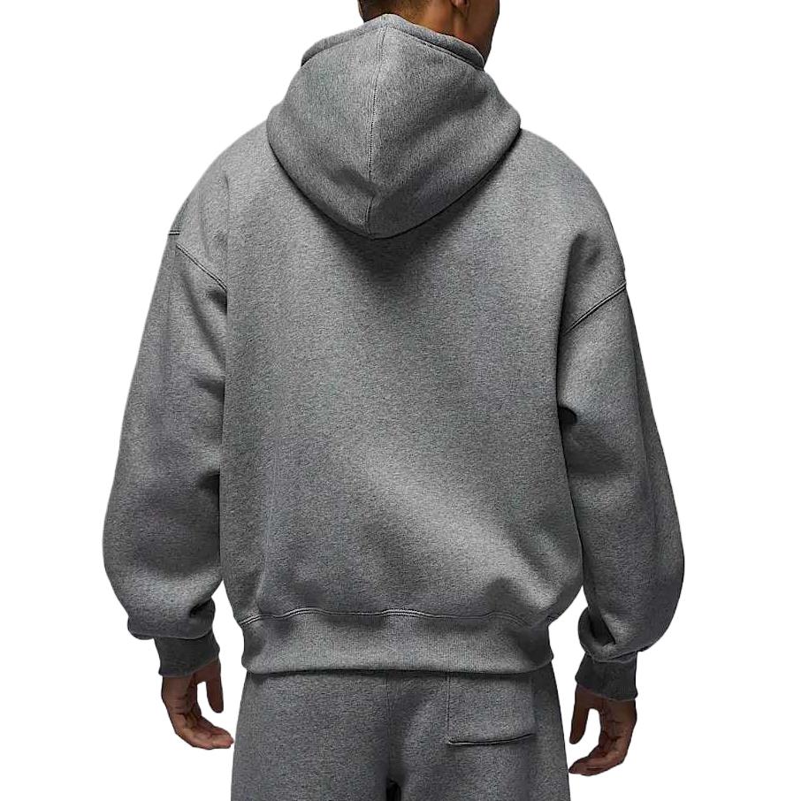 Jordan Бруклин Флисовая Толстовка с Капюшоном Свободная Удобная Универсальная Кардиган Толстовка Мужская верхняя одежда Угольно-Серый Парусиново-Белый IB7232091