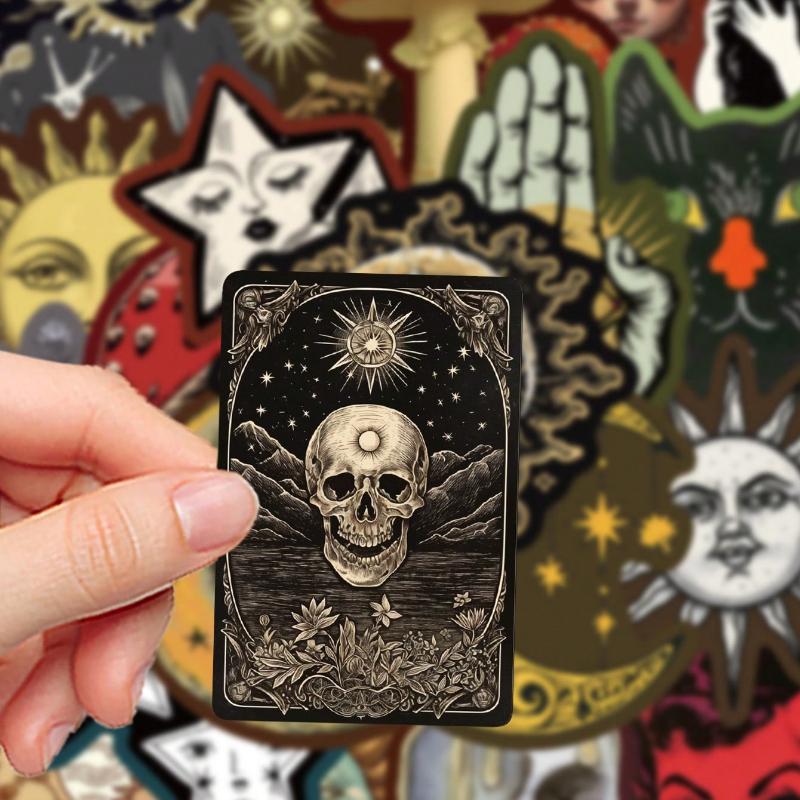 50 шт. Загадочные небесные наклейки для ноутбука, блокнота, чехла для телефона, школьные принадлежности, обратно в школу