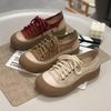 Туфли на платформе повседневные туфли весна и осень новая шнуровка кеды модные ретро литературные и универсальные
