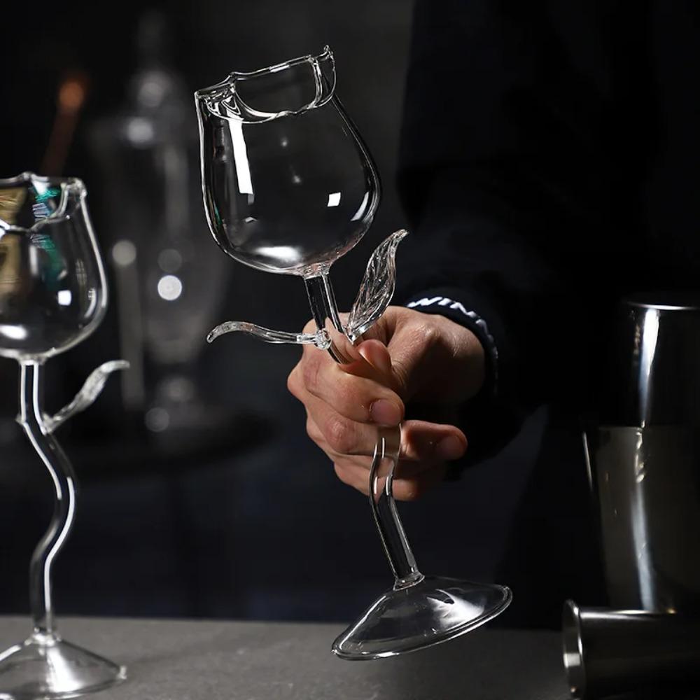 150/280 мл Бокал для розового вина Стеклянная посуда Коктейльные бокалы Чашка Бокал для розового вина День Святого Валентина