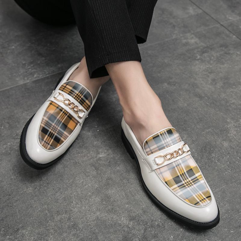 Модные мужские кожаные лоферы ручной работы, слипоны на низком каблуке, в британском стиле, весна/осень, модные броги, остроносые, обувь больших размеров 47 48