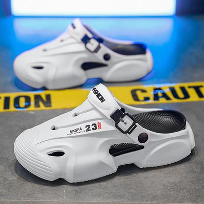 Мужские тапочки, сандалии Eva, пляжная повседневная обувь класса люкс, мужские шлепанцы для улицы, летние домашние новые модные тенденции 2024 года, дизайнерские шлепанцы