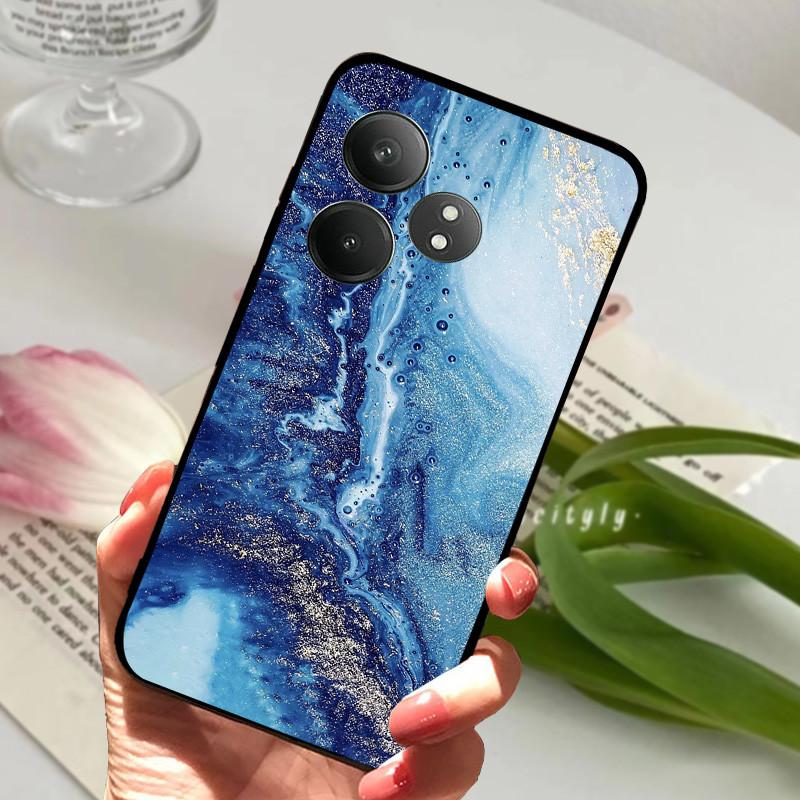 Для Realme GT 6 GT6 Чехол Ударопрочный Мягкий ТПУ Силиконовый Чехол для Телефона Для Realme GT 6T Capa Realme GT6 GT6T Мультяшный Матовый Бампер