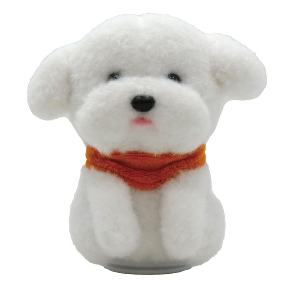 Yamani Talking and Mimicking Mini Plush Toy White Dog Approx. H13 X W12 X D11.3cm 11999