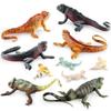 Simulated Lizard Chameleon Amphibian Reptile Model Leopard Print Guardian Iguana Four-Legged Snake Static Ornament