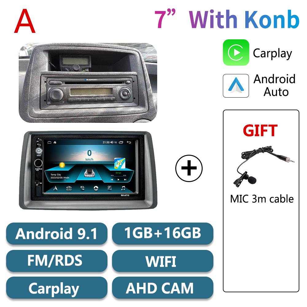 2 Din Car Radio Android for FIAT Panda 2003-2012 Stereo WIFI Multimedia Player Head Unit Navigation Autoradio Carplay Auto 4G